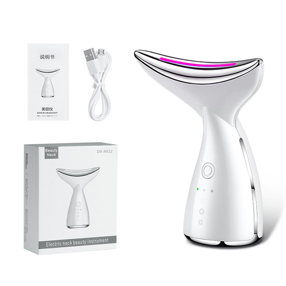 EMS Microcurrent Neck Face Beauty Device - Opaline Glam Beauty