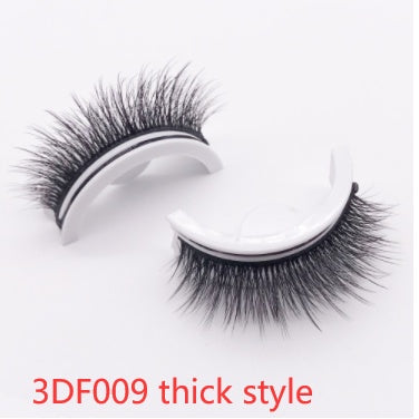 Reusable 3D Mink Lashes Natural False Eyelashes Self Adhesive