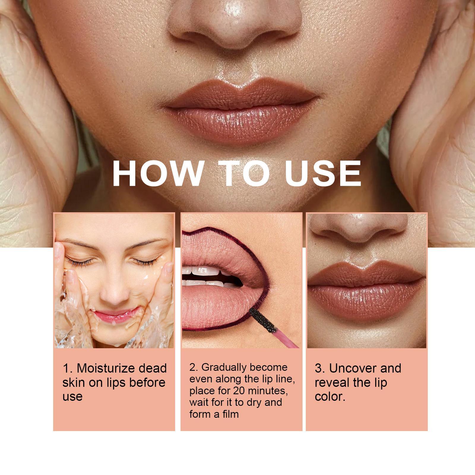 Ouhoufeng Lip Line Natural Lip Color Anti-peeling Lip Primer
