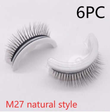 Reusable 3D Mink Lashes Natural False Eyelashes Self Adhesive