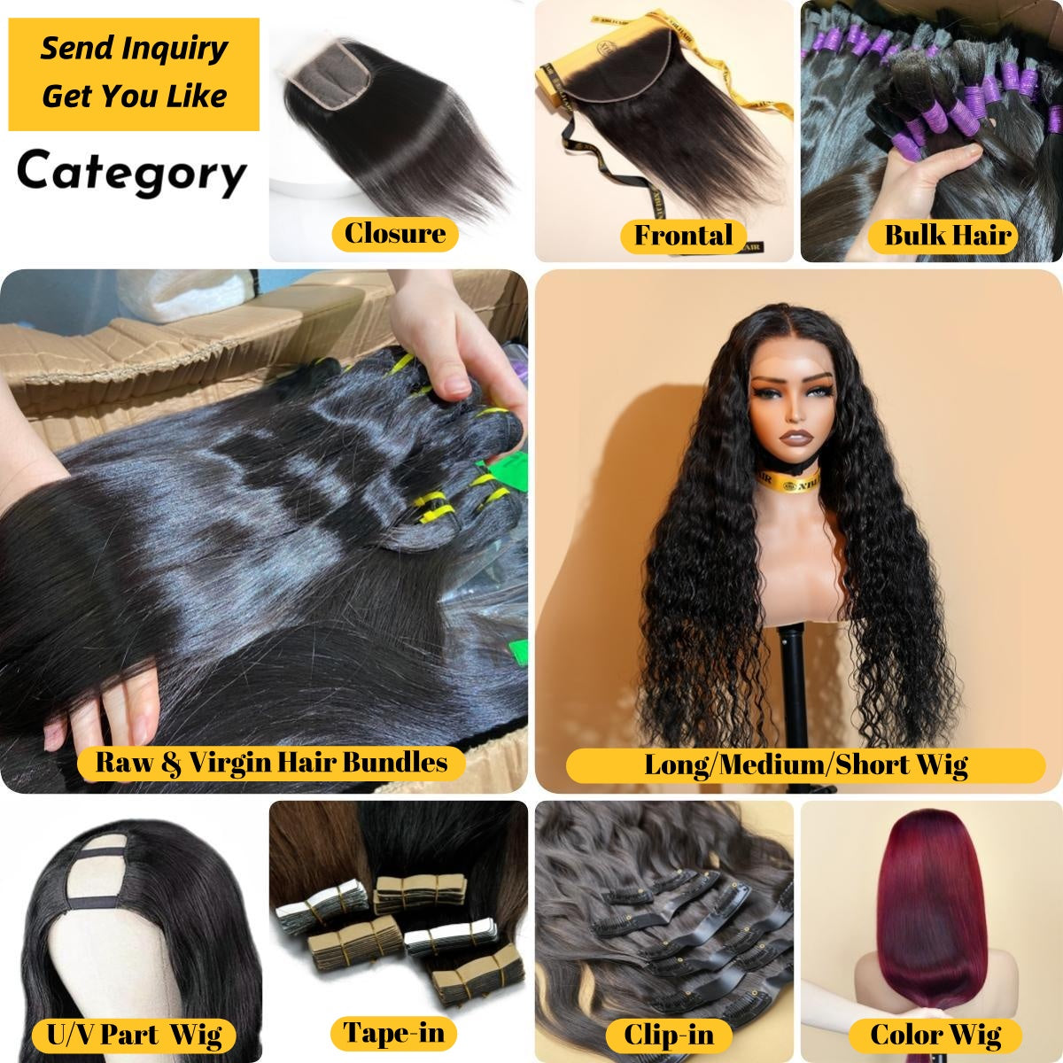 Premium Raw Human Hair Bundles - Opaline Glam Beauty