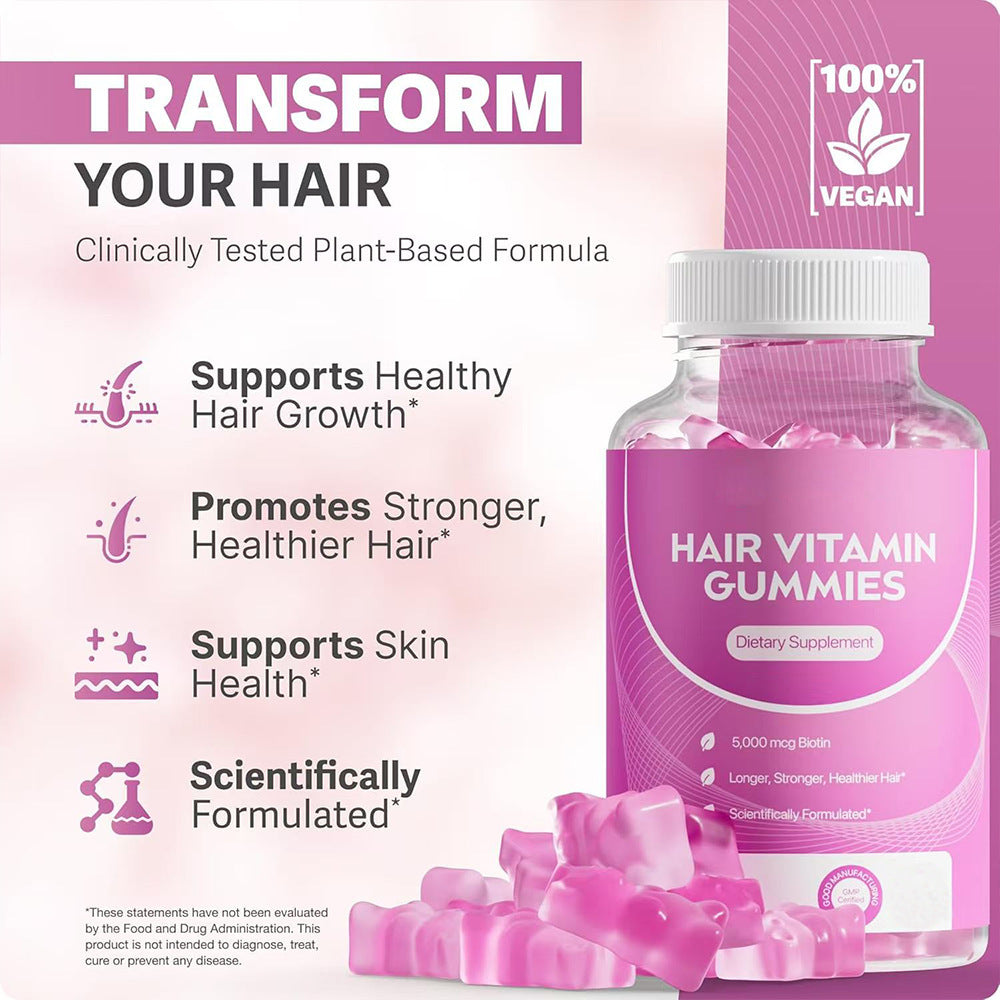 Hair Growth Gummies – Store at Room Temperature