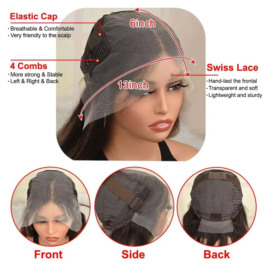 Ombre Ash Blonde Body Wave Lace Front Wig - Opaline Glam Beauty