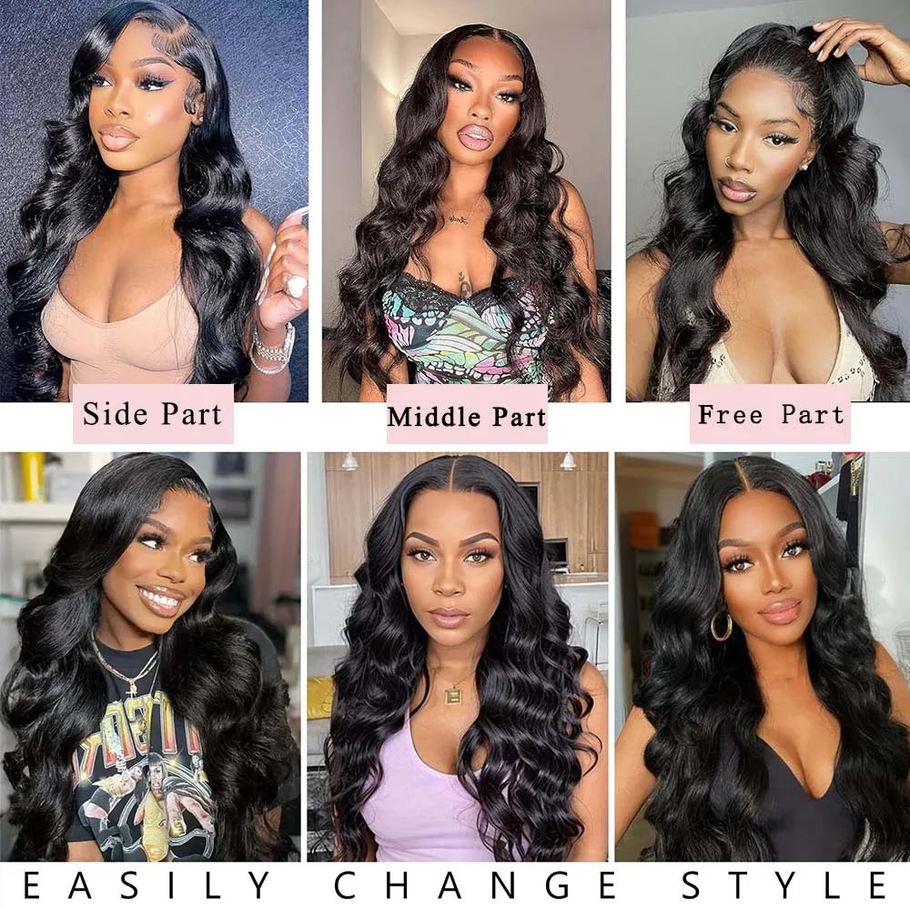 250% Density Body Wave HD Lace Front Human Hair Wig for Women
