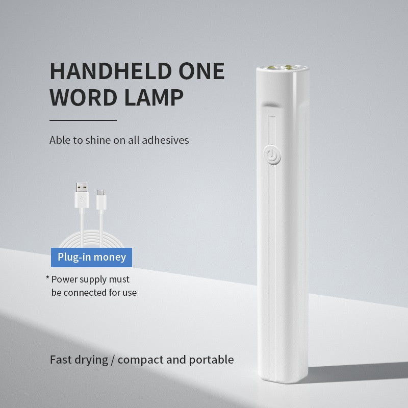 Handheld UV Light For Gel Nails, Mini Nail Light, Portable LED Nail Lamp, Cordless Rechargeable USB Nail Dryer For Fast Curing