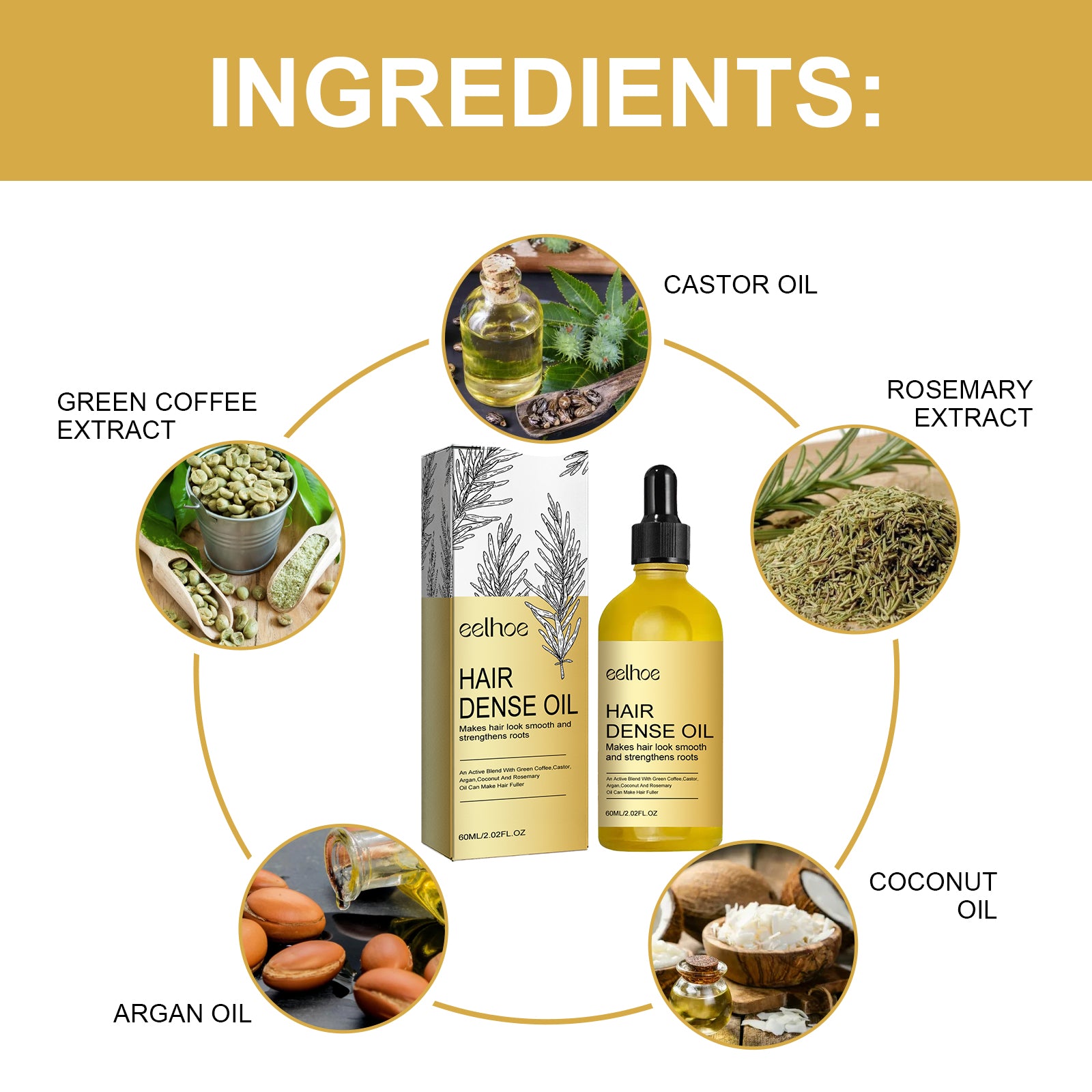 Rosemary Hair Oil – Scalp Care, Repair & Volumizing