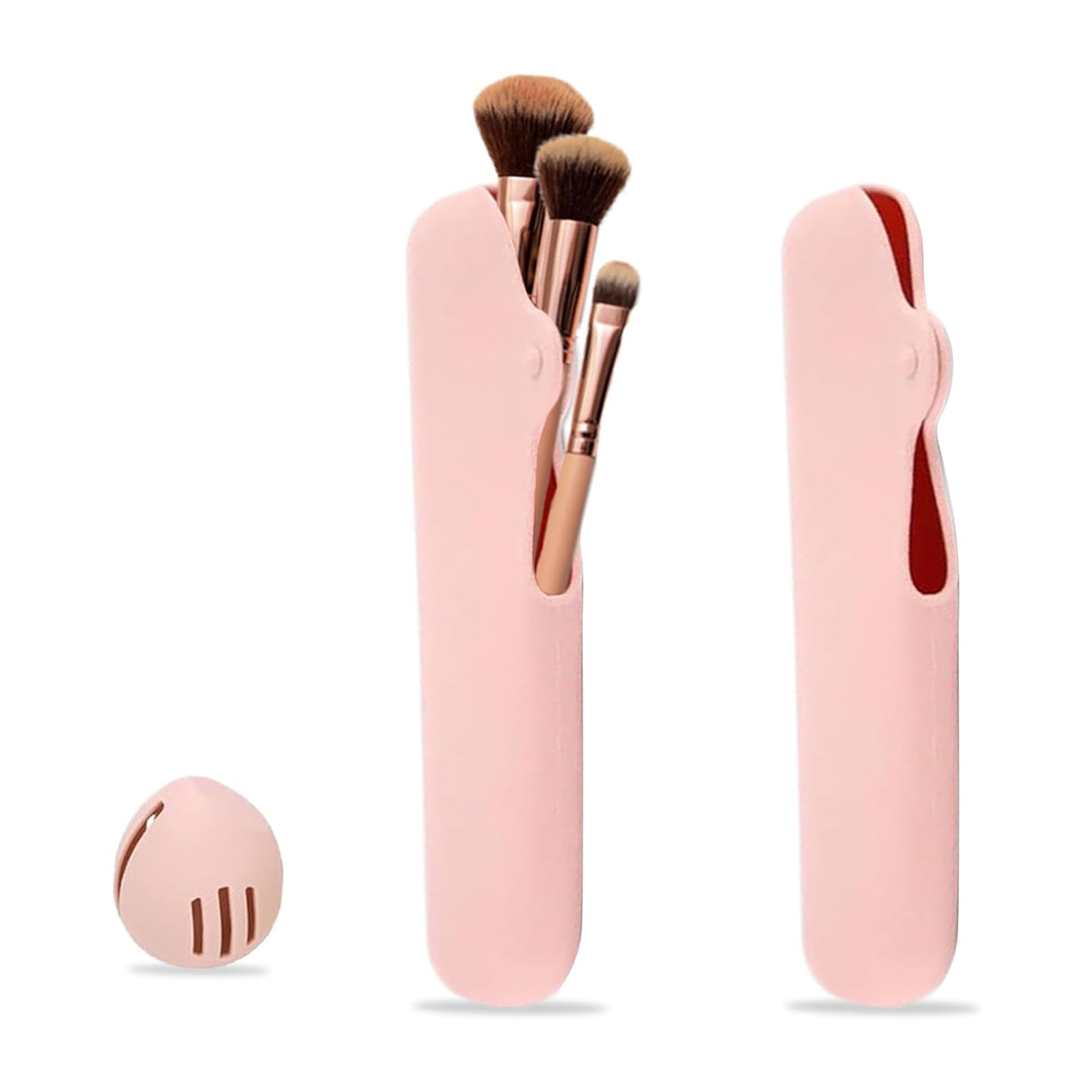 Silicone Travel Makeup Brush & Sponge Holder