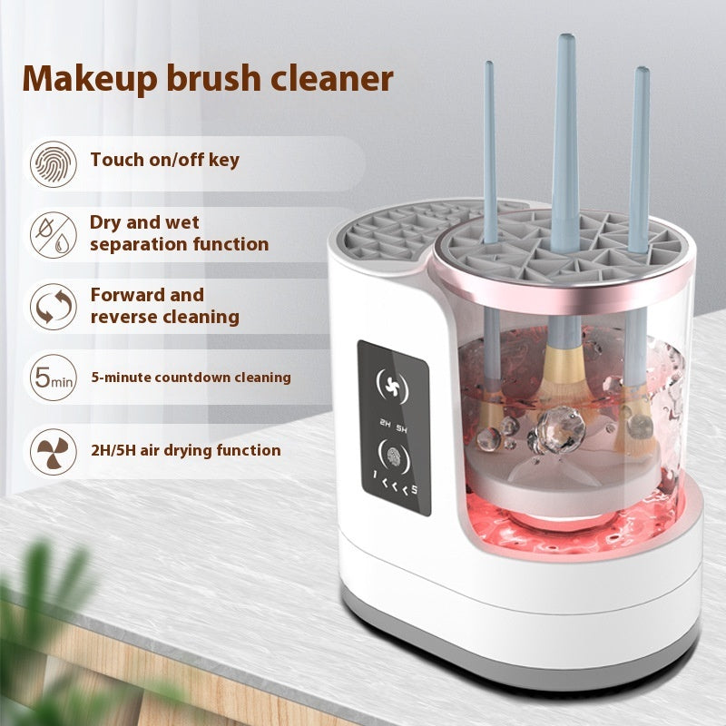 Electric Makeup Brush Cleaner Rechargeable Makeup Brushes Cleaning Tool Automatic Makeup Brush Cleaning Stand Device - Opaline Glam Beauty