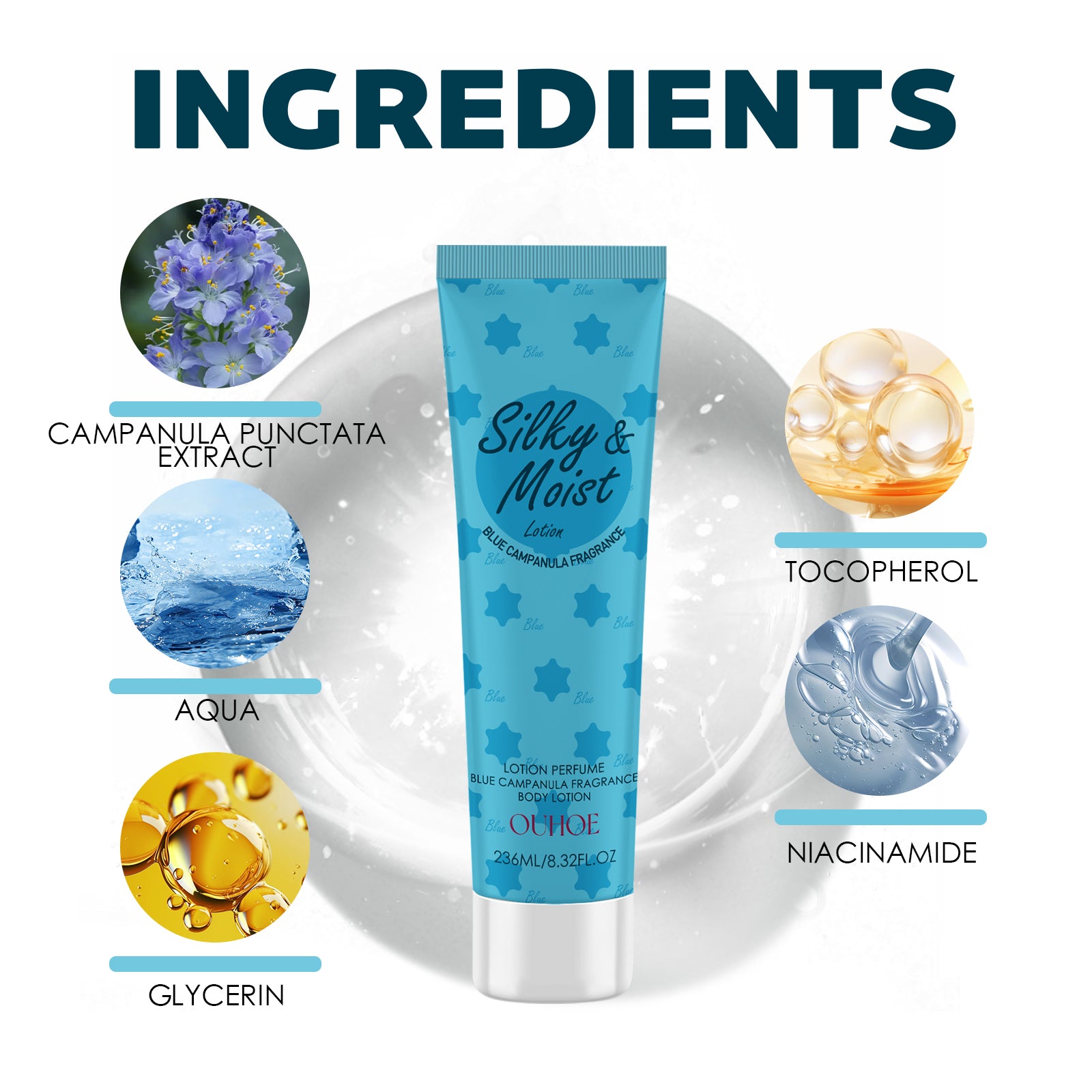 OUHOE Body Toner Lightening Armpit Knee Joint Dark Moisturizing Skin Whitening Body Beauty Care