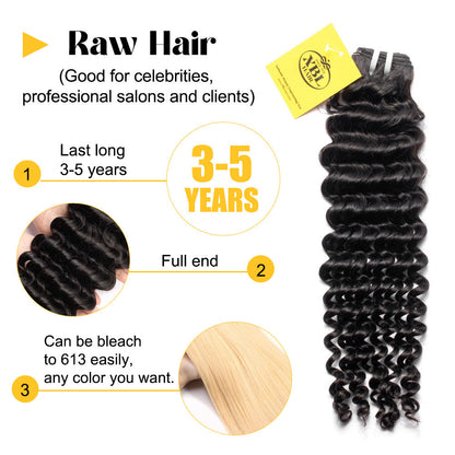 Premium Raw Human Hair Bundles - Opaline Glam Beauty