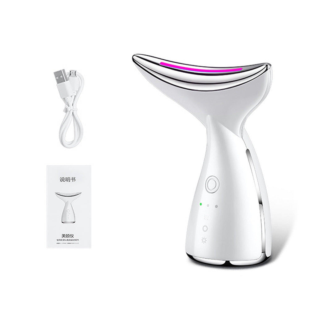 EMS Microcurrent Neck Face Beauty Device - Opaline Glam Beauty