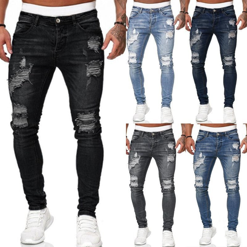 men’s ripped skinny jeans