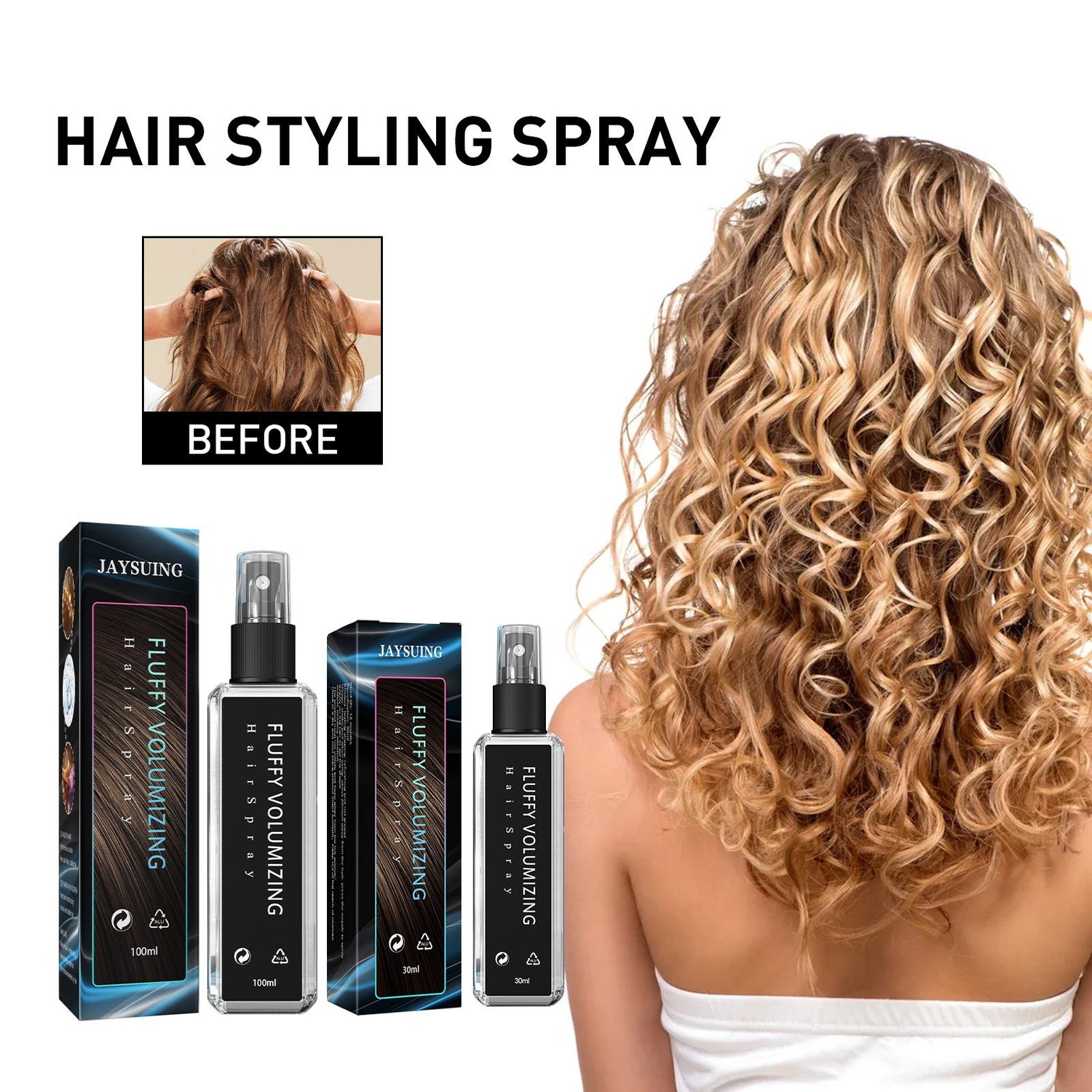 Hair Styling &amp; Moisturizing Spray with Niacinamide &amp; Plant Extracts