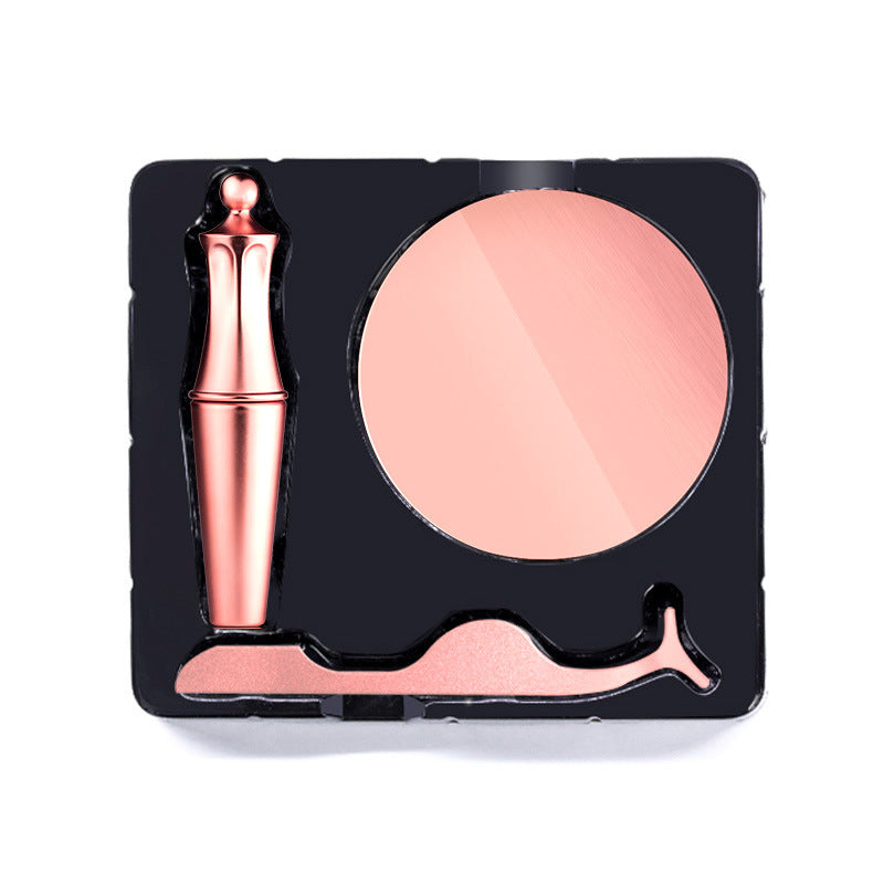 Natural Long Lasting Magnetic Liquid Eyeliner &amp; Magnetic False Eyelashes &amp; Tweezer Set Make up Set