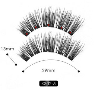 Natural Long Lasting Magnetic Liquid Eyeliner &amp; Magnetic False Eyelashes &amp; Tweezer Set Make up Set