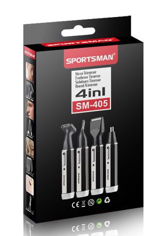 SPORTSMAN electric nose hair trimmer shaver vibrissa