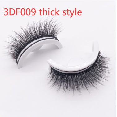 Reusable 3D Mink Lashes Natural False Eyelashes Self Adhesive