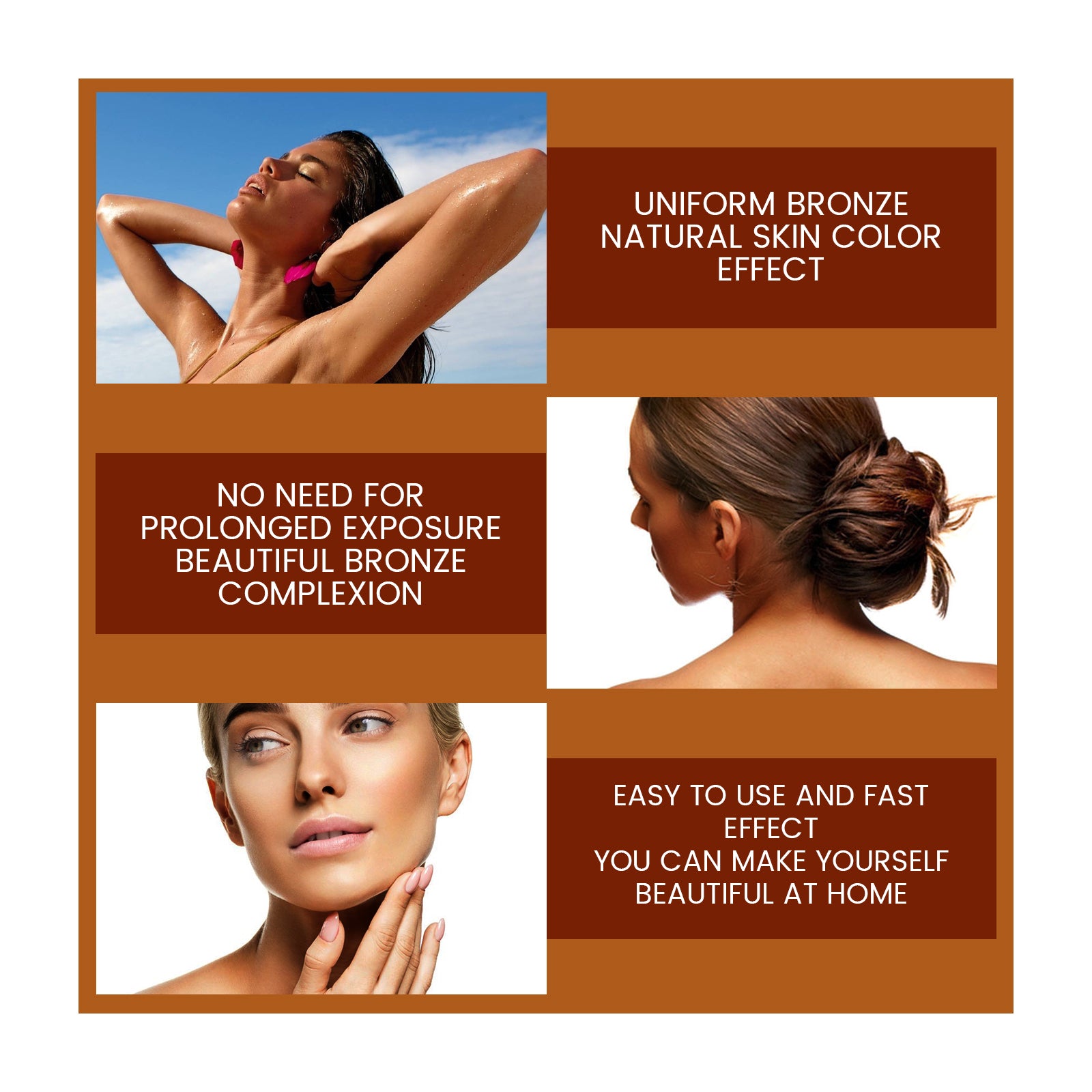 EELHOE Facial Tanning Essence For Achieving A Natural And Stylish Wheat Color - Opaline Glam Beauty