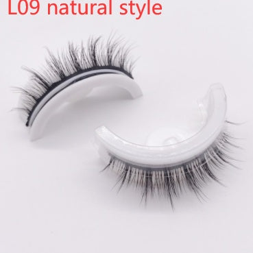 Reusable 3D Mink Lashes Natural False Eyelashes Self Adhesive