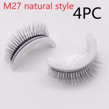 Reusable 3D Mink Lashes Natural False Eyelashes Self Adhesive