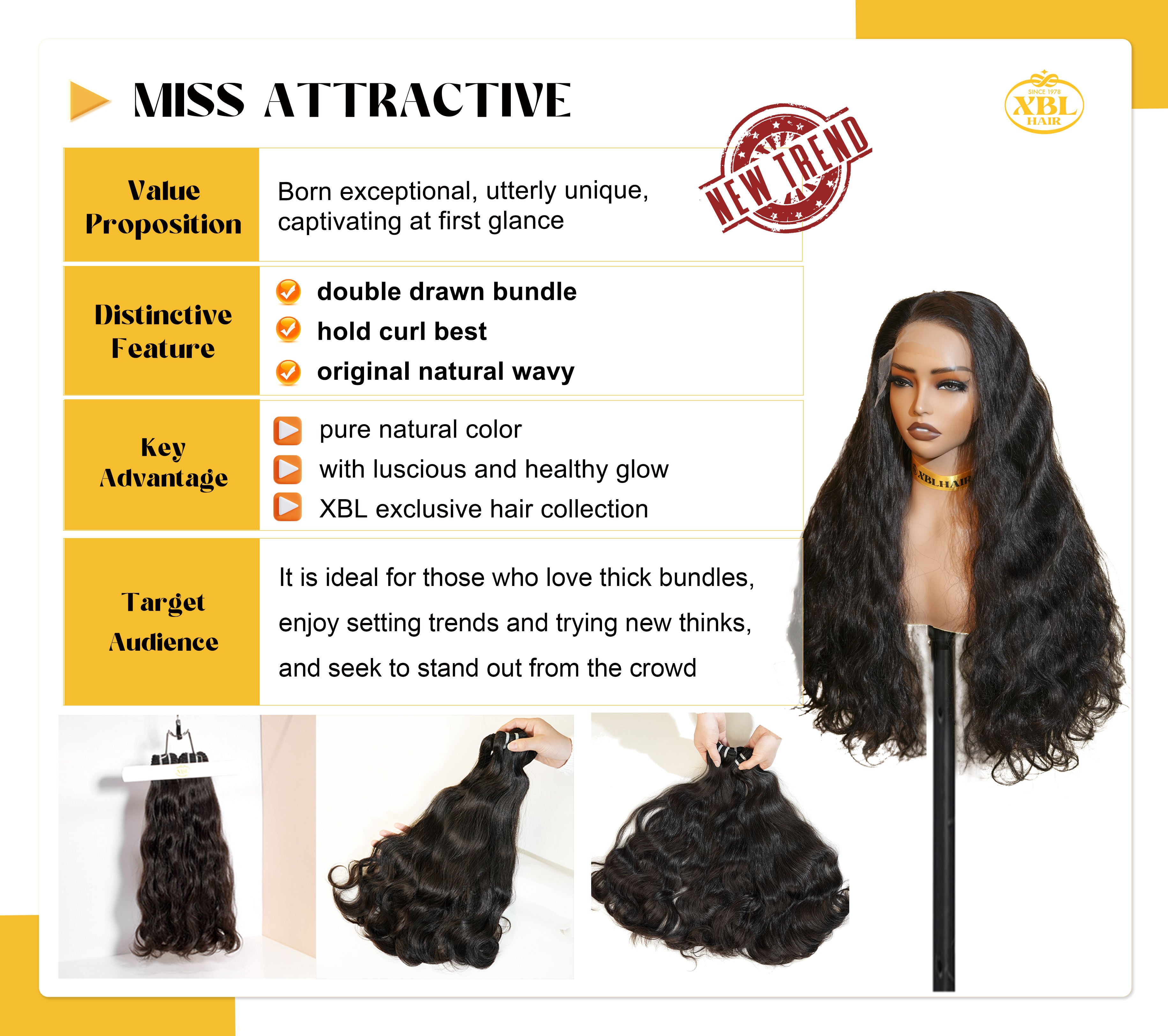 Premium Raw Human Hair Bundles - Opaline Glam Beauty