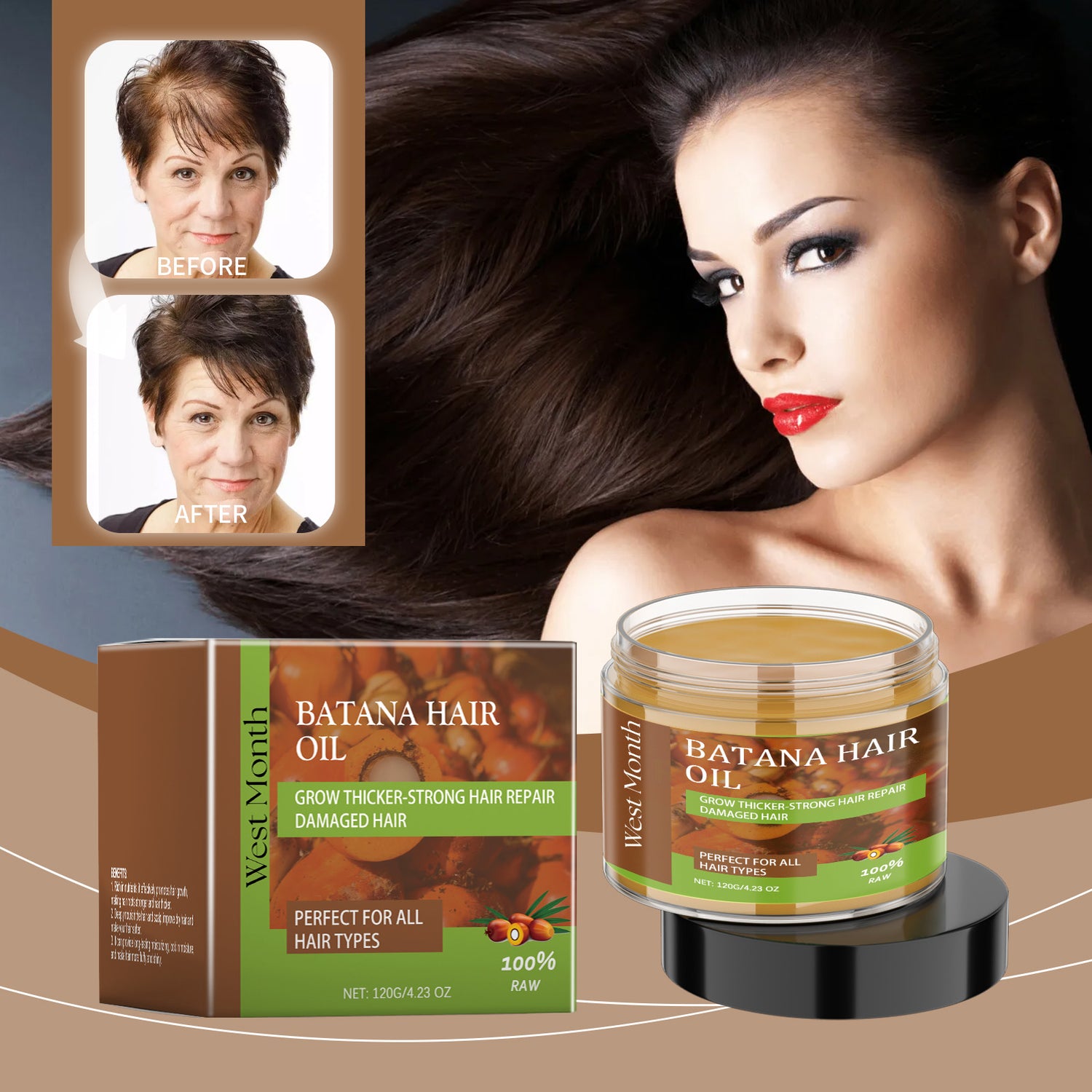 Batanami Hair Care Oil - Opaline Glam Beauty