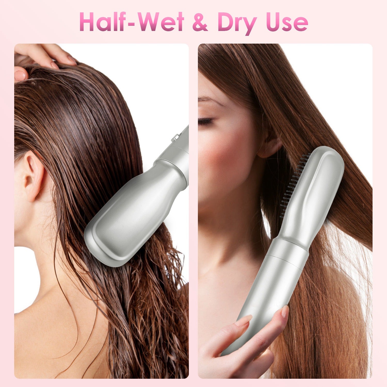 1Pc 6 In 1 Hot Air Styler Volumizer Straightener Curler Dryer Automatic Wrap Styler - Opaline Glam Beauty