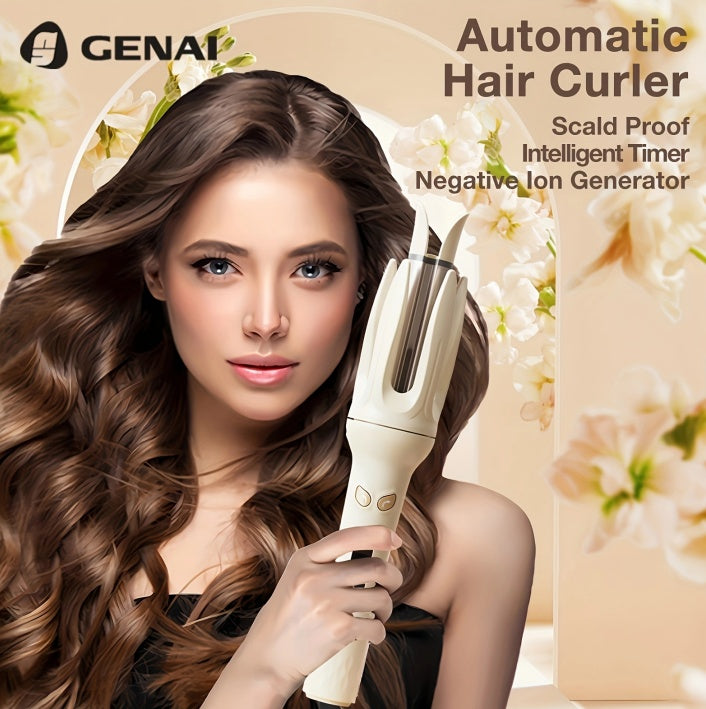 Spin And Curl, Automatic Hair Curling Iron For Healthy &amp; Shiny