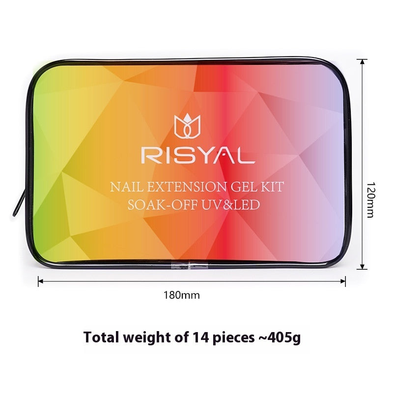 UV Polish Full Set Of Crystal Extended Glue Paper-free