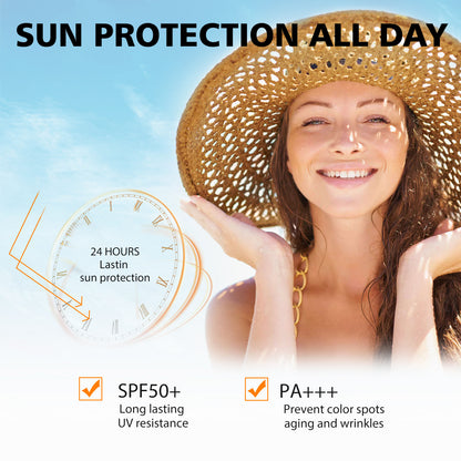WUSOOTHE SPF50 Sunscreen Stick with Peptides, Collagen &amp; HA - Opaline Glam Beauty