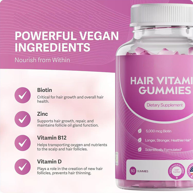 Hair Growth Gummies – Store at Room Temperature