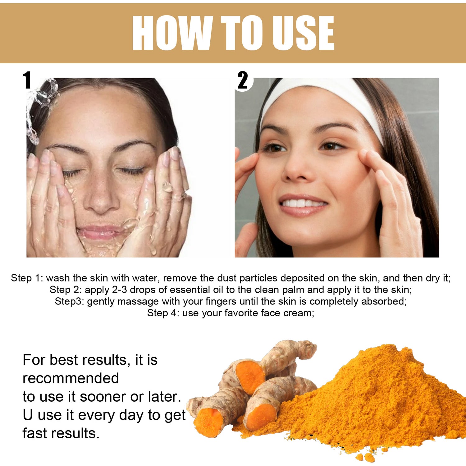 EELHOE Turmeric Dark Spot Correction Face Care