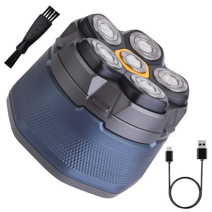 1Pc  Cordless Electric Head Shaver For Men 6D Magnetic Floating Head Bald Man