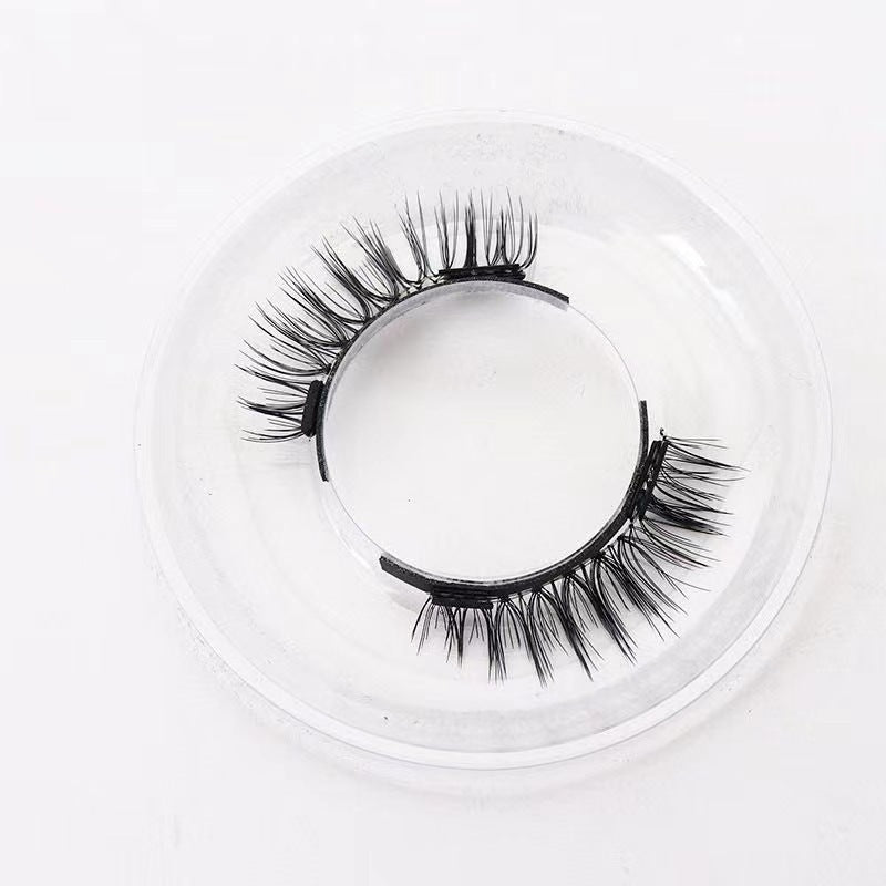 Reusable Magnetic Self-Adhesive Eyelashes No Eyeliner