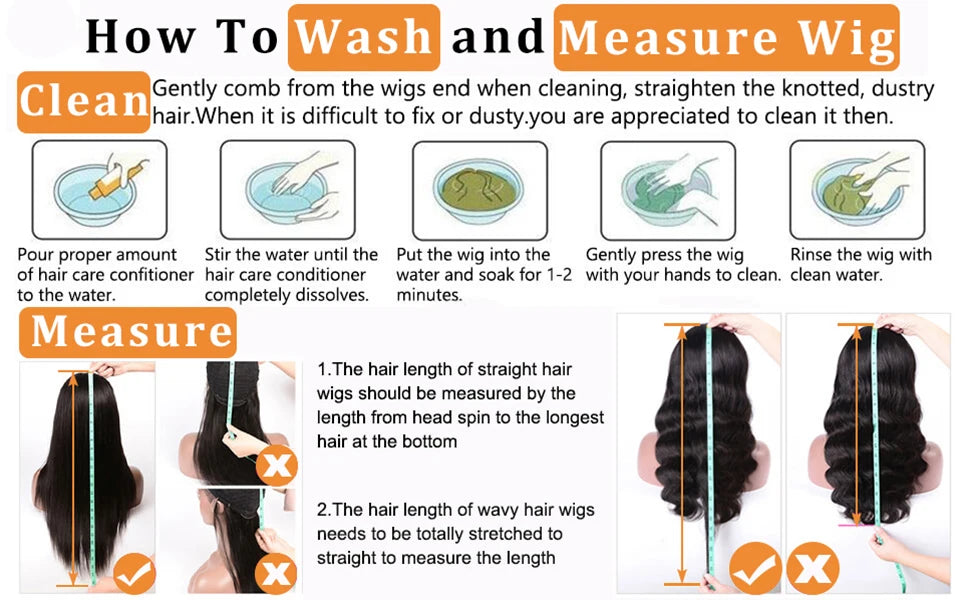 250% Density Body Wave HD Lace Front Human Hair Wig for Women