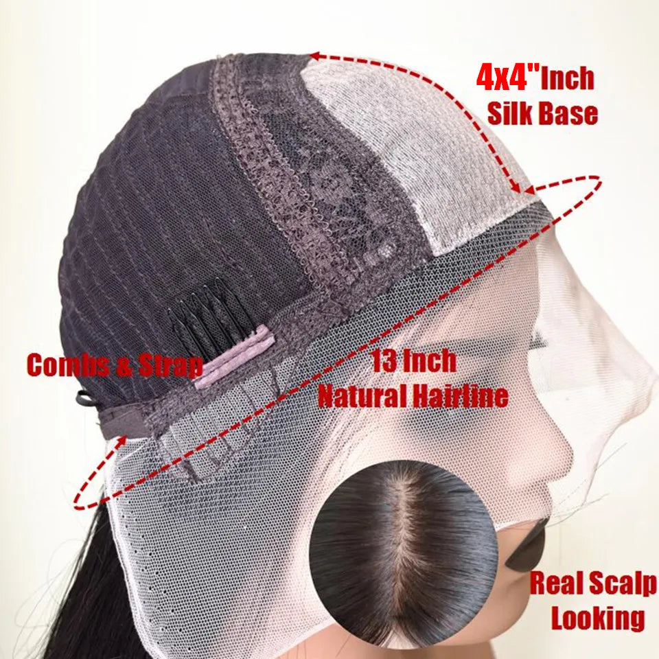 Brown Root Ombre Blonde Body Wave Wig - Opaline Glam Beauty