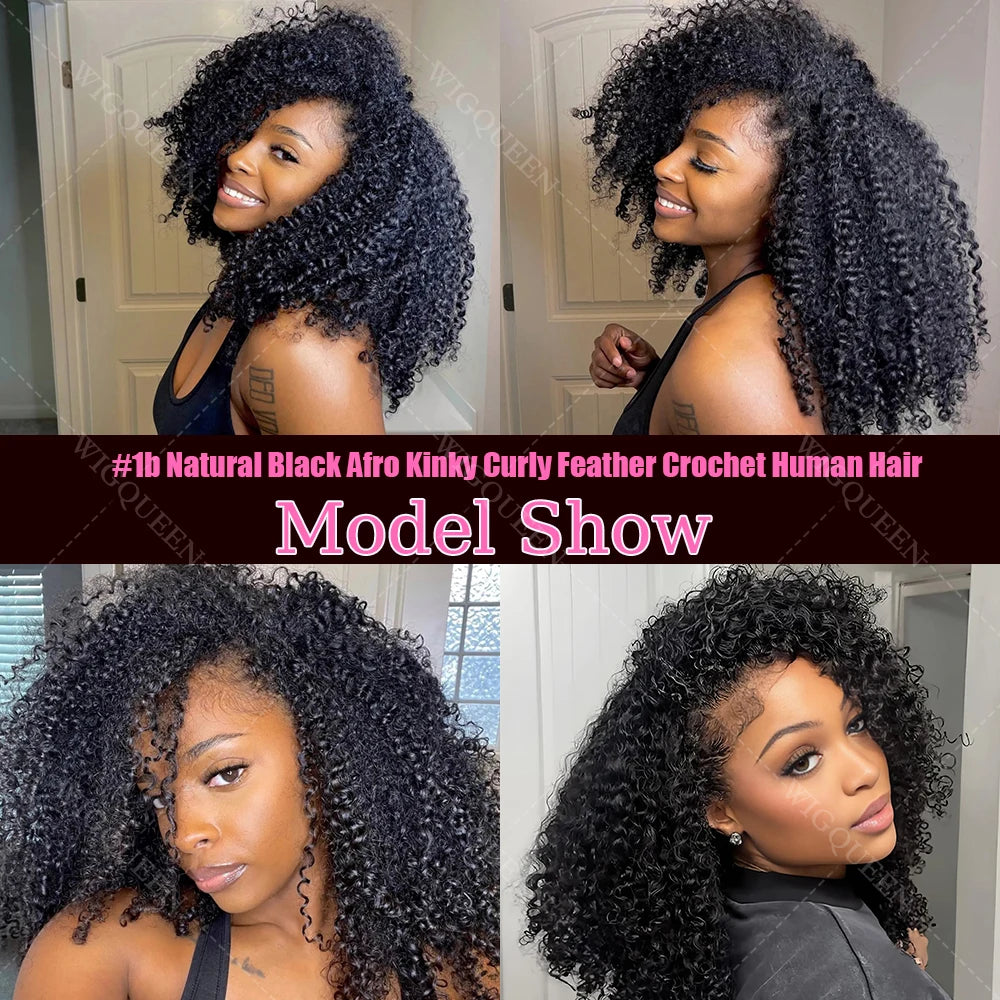 12A Honey Blonde Kinky Curly Crochet Hair - Opaline Glam Beauty