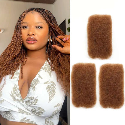 Premium Afro Kinky Remy Human Hair Bulk - Opaline Glam Beauty