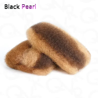 Premium Afro Kinky Remy Human Hair Bulk - Opaline Glam Beauty