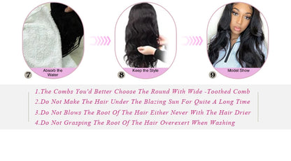 Ombre Ash Blonde Body Wave Lace Front Wig - Opaline Glam Beauty