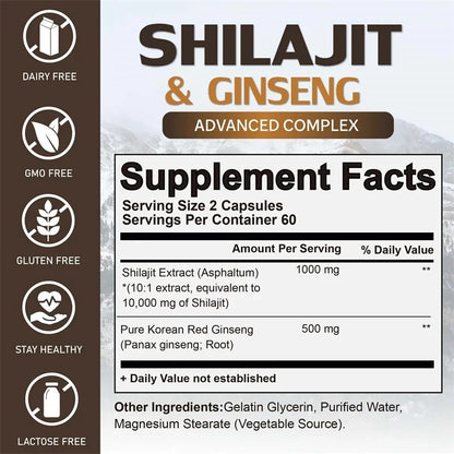 Shilajit - Energy Boost, Enhanced Performance