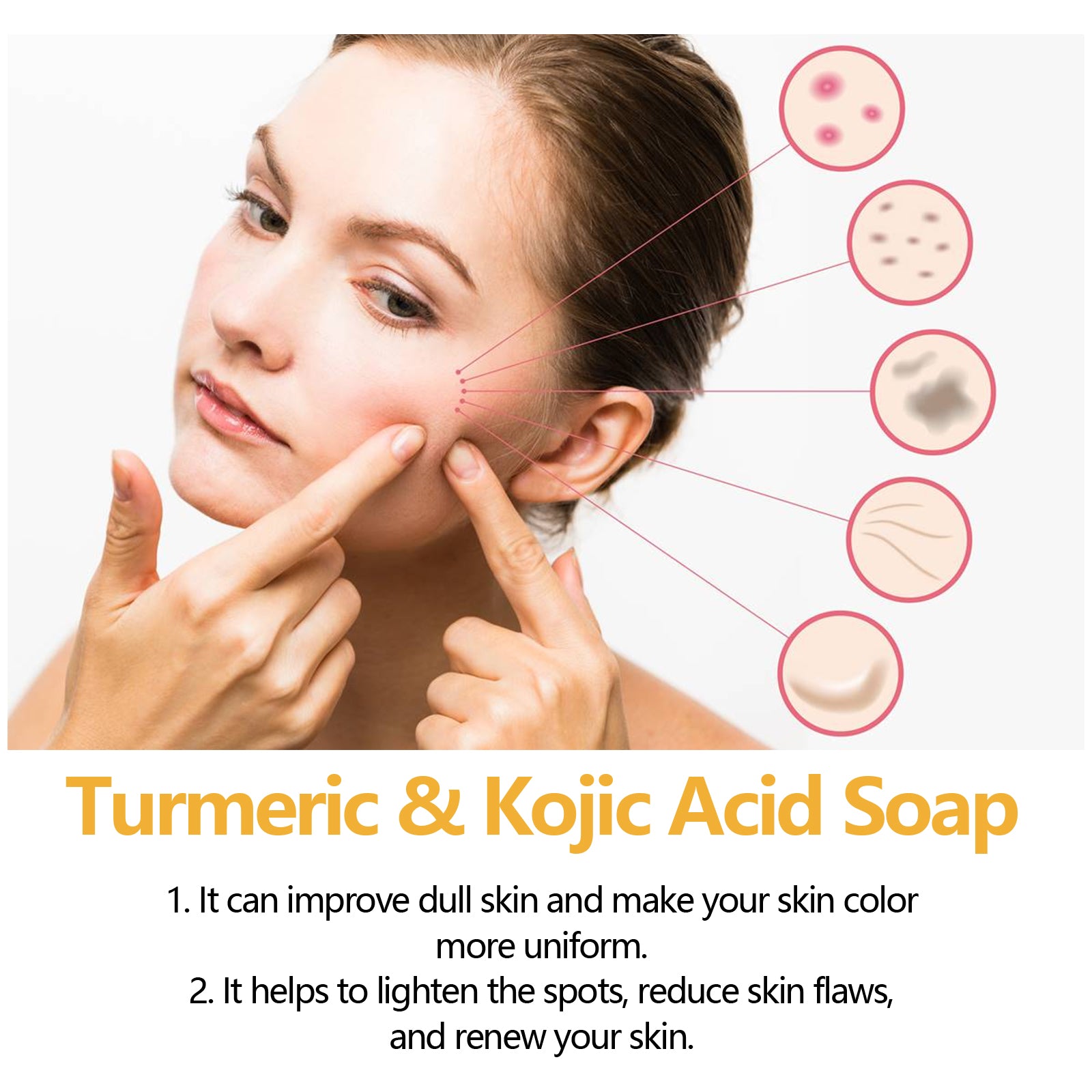 Turmeric &amp; Kojic Acid Soap – Brighten &amp; Even Skin Tone