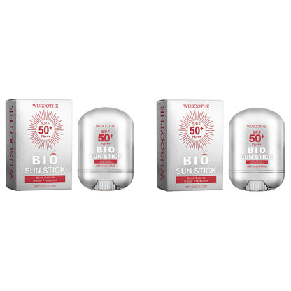 WUSOOTHE SPF50 Sunscreen Stick with Peptides, Collagen &amp; HA - Opaline Glam Beauty