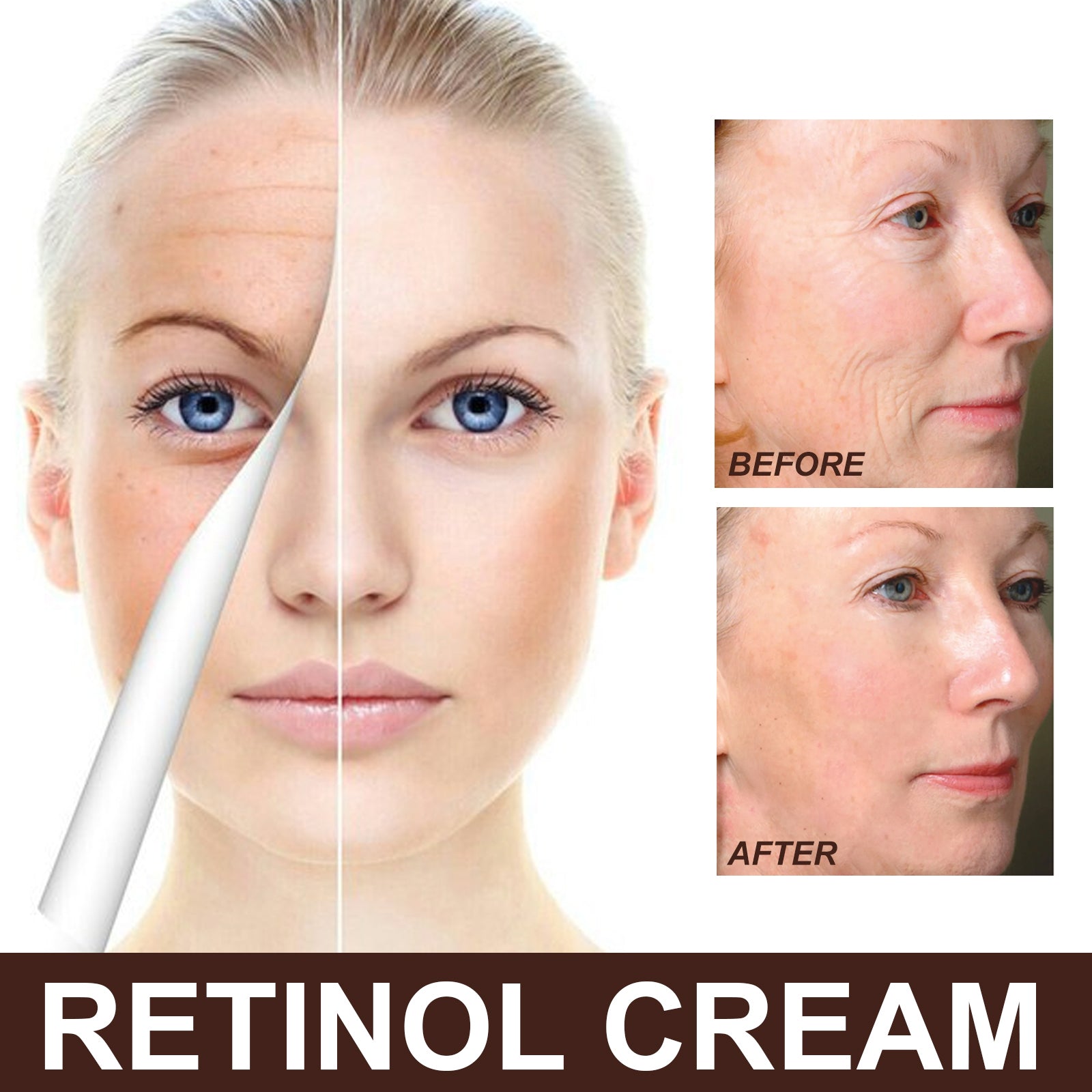 EELHOE Retinol Cream, Anti-Aging Firming Brightening Moisturizing