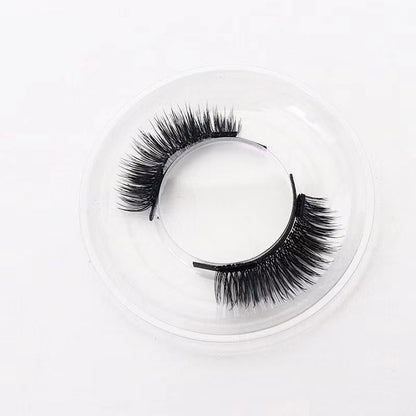 Reusable Magnetic Self-Adhesive Eyelashes No Eyeliner