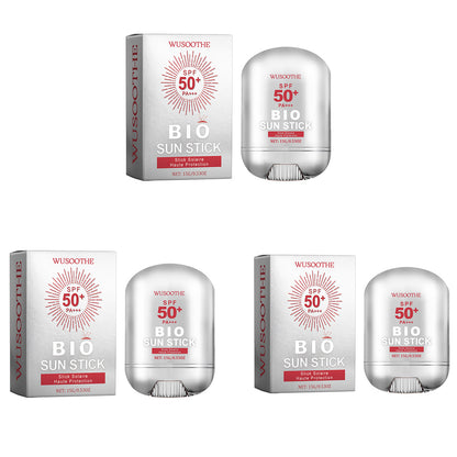WUSOOTHE SPF50 Sunscreen Stick with Peptides, Collagen &amp; HA - Opaline Glam Beauty