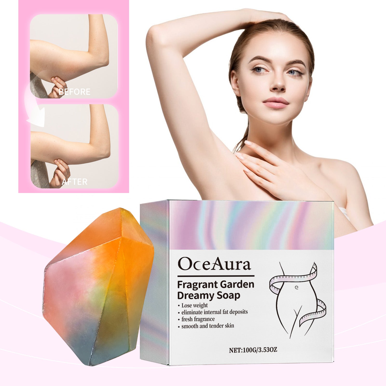 Oceaura Body &amp; Face Soap – Cleansing &amp; Moisturizing Bar