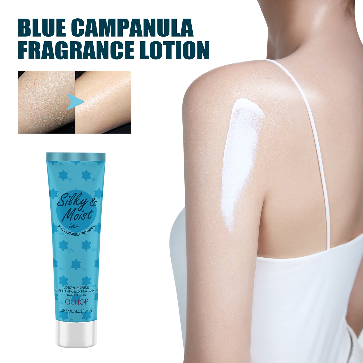 OUHOE Body Toner Lightening Armpit Knee Joint Dark Moisturizing Skin Whitening Body Beauty Care