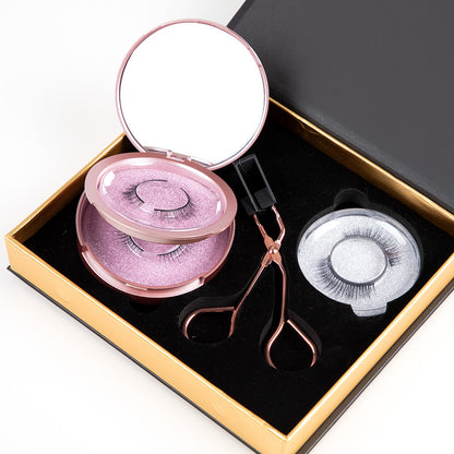 Reusable Magnetic Self-Adhesive Eyelashes No Eyeliner