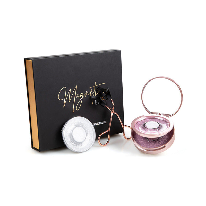 Reusable Magnetic Self-Adhesive Eyelashes No Eyeliner